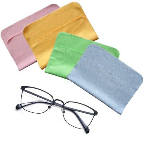 1pc Cleaner Clean Glasses Lens Cloth Wipes For Sunglasses Microfiber