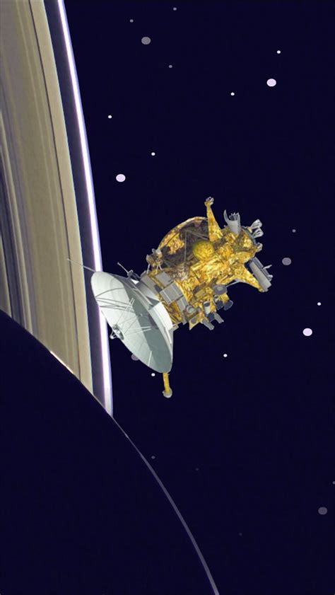 Cassini Probe Incinerates On Entry To Saturn Bbc News