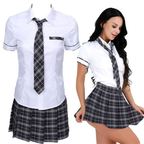 Yizyif Women School Girl Uniform Japanese Anime Roleplay Outfits Sexy Costume Ebay