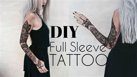 Sold by jiajia_store and ships from amazon fulfillment. DIY Temporary Full Sleeve Tattoo w/ Henna | Stella - YouTube