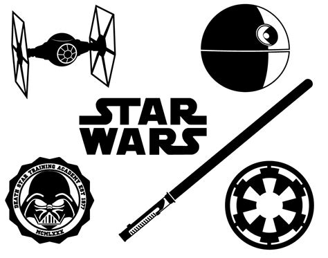 Star Wars dxf svg eps png file for use with your by SwitchLit