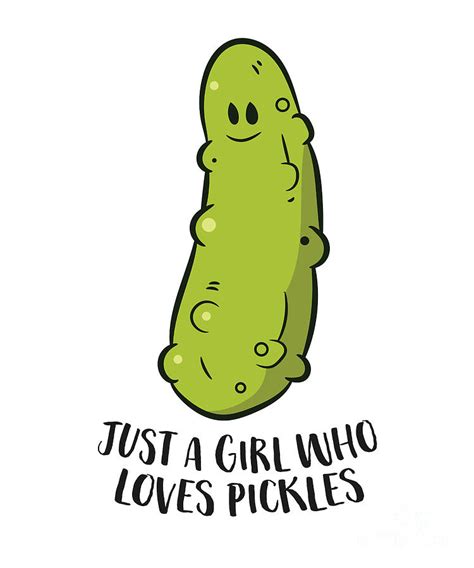 Funny Pickle Girl T Just A Girl Who Loves Pickles Tapestry Textile