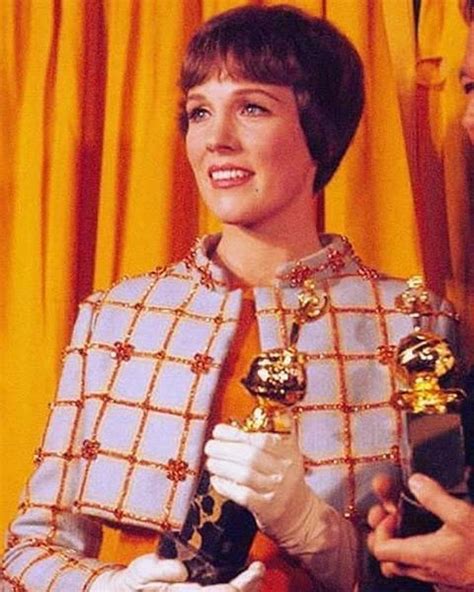 Julie Andrews At The 25th Golden Globe Awards Where She Received The