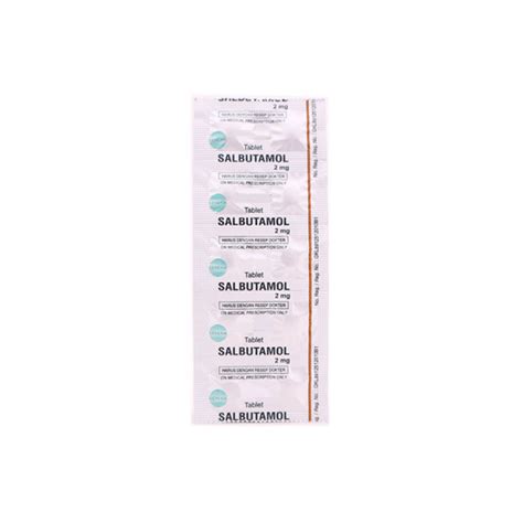 Maybe you would like to learn more about one of these? SALBUTAMOL 2 MG 10 TABLET - Kegunaan, Efek Samping, Dosis ...