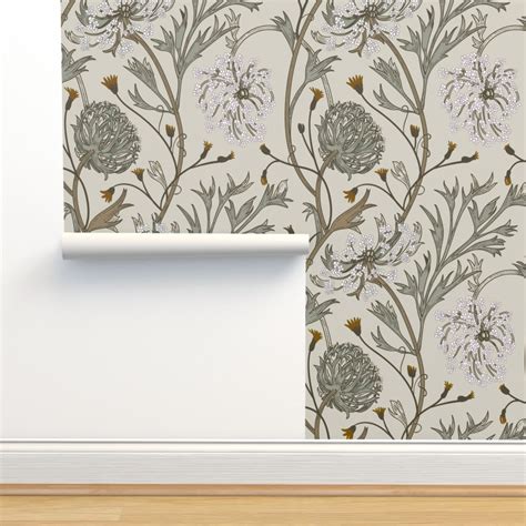 Queen Anne S Lace Wallpaper Spoonflower