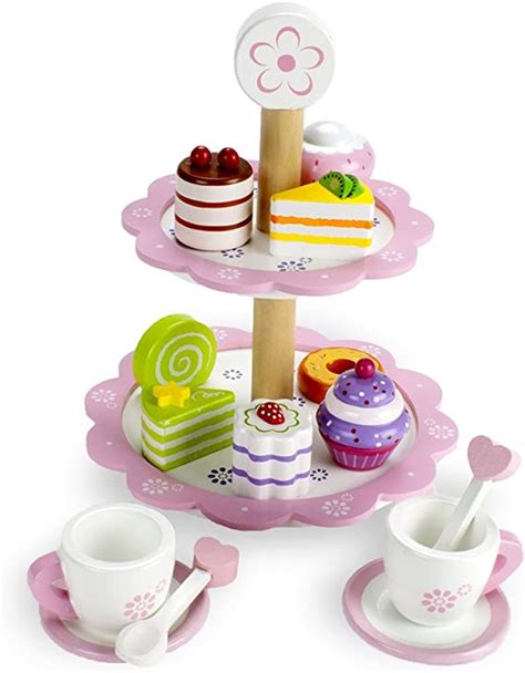 Wood Eats Tea Time Pastry Tower By Imagination Generation By