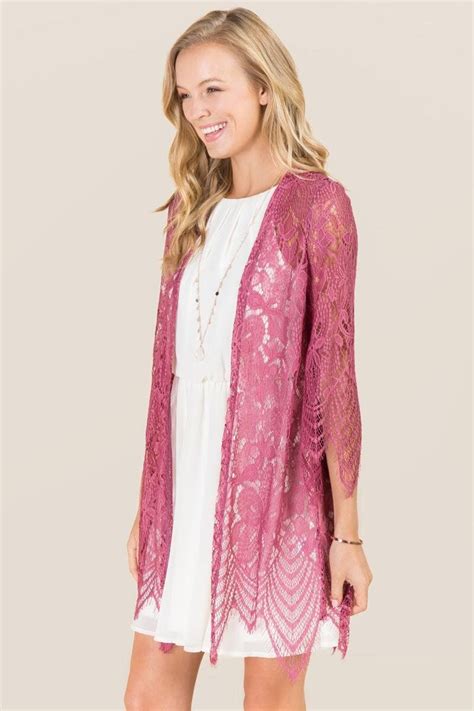 Eisley Solid Lace Kimono Bohemian Clothes Fashion Fashion Friday