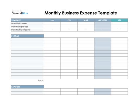 Free Monthly Expense Tracker Printable Printable Templates Hot Sex