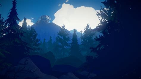 Firewatch Wallpaper 4k Blue Once Complete You Can Set Firewatch 4k