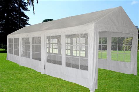 Canopymart.com is home to the widest selection of canopies, so naturally we want to provide our customers with all of the necessary accessories to go with it. 30' x 10' PE Party Tent - Heavy Duty Carport Canopy Car Shelter - White 799418236674 | eBay