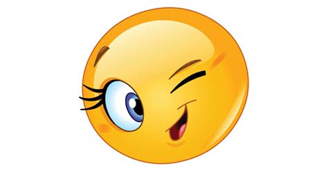 Clip Art Of Winking Smiley Face Clipart
