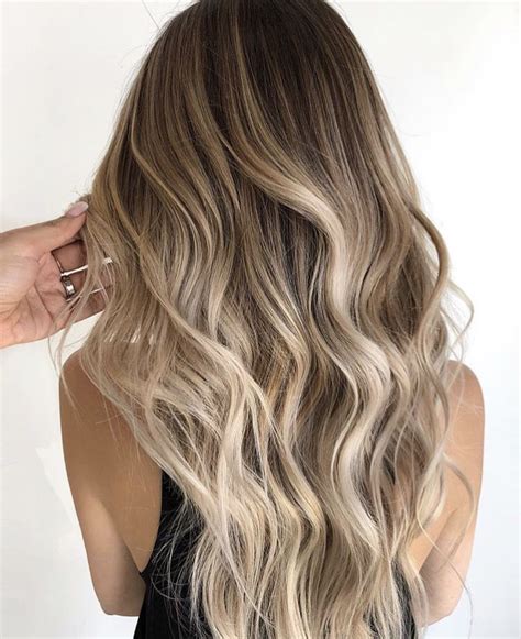 Balayage Highlights Balayage Ombre Blonde Highlights Light Blonde My