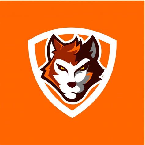 A mi en lo personal esta peliado entre sony y nintendo.ya que sony la. Icono de escudo lobo Vector Premium | Diseño de logotipos ...