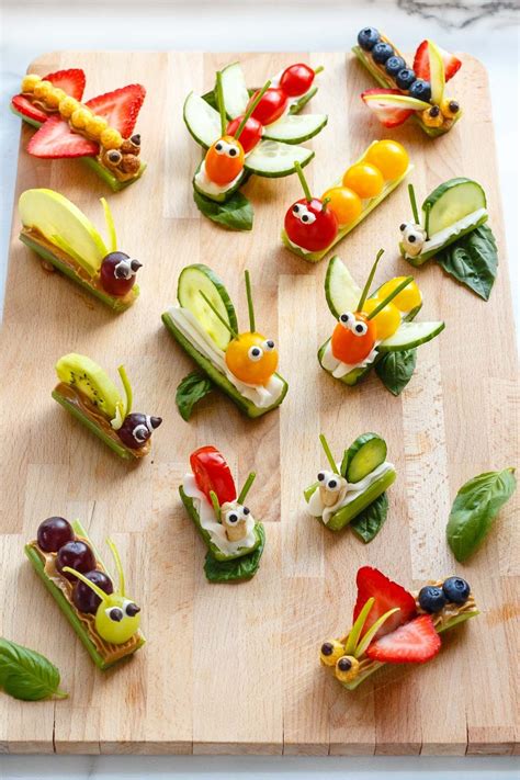 Fruit And Vegetable Bug Snacks For Envirokidz The Fair Tree Fun Kids