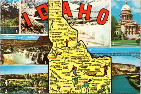 Idaho Map Tourist Spots And Pictures The Gayraj