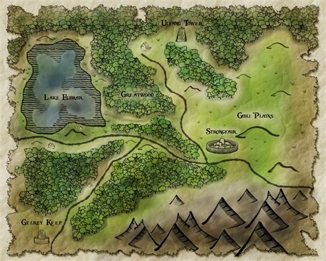Fantasy Map By Yamogogy On Deviantart