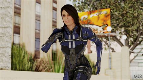 Mass Effect 3 Ashley Williams Ashes Dlc Armor For Gta San Andreas