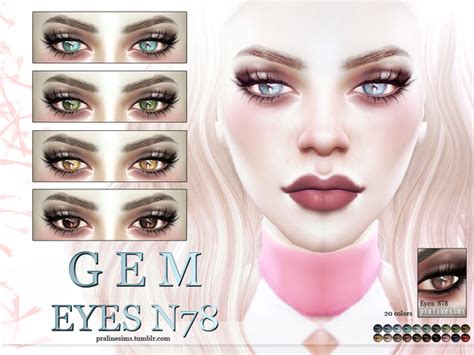 Crystal Eye Pack N10 By Pralinesims At Tsr Sims 4 Updates