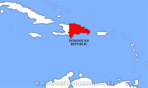 where is the dominican republic located on the world map the world map