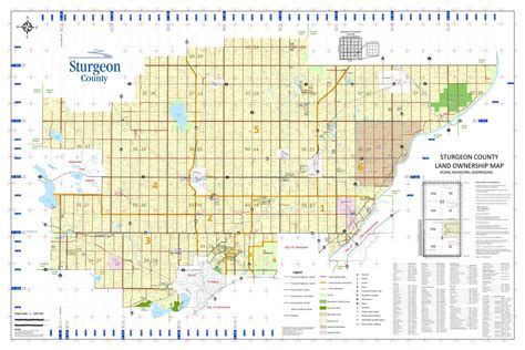 Sturgeon Landowner Map Municipal District 90 County And Municipal