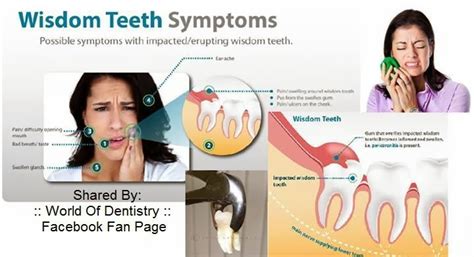 World Of Dentistry Wisdom Teeth Pain And Other Common Symptoms
