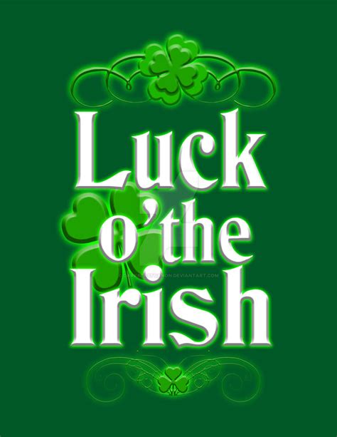 Luck Of The Irish By Darkbeastganon On Deviantart