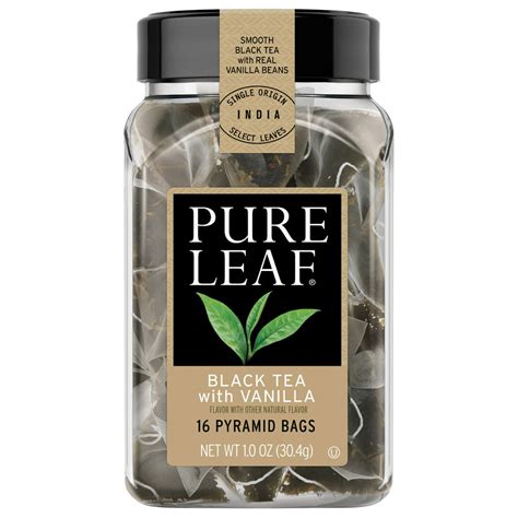 Pure Leaf Hot Tea Bags Black Tea With Vanilla 16 Ct