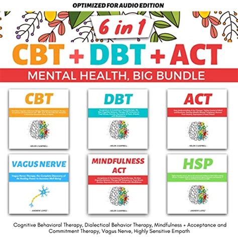 Cbt Dbt Act Mental Health Big Bundle In Cognitive Behavioral Therapy Dialectical