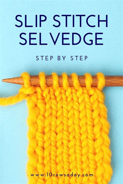 Knitting Tutorial For Beginners That Shows How To Make Slip Stitch