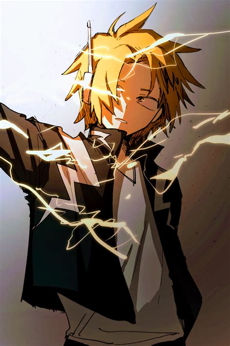 Animeboy Kaminari Academia Fanart Manga Anime Denki Hero Gg