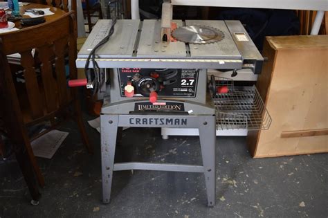 Sold Price Craftsman Limited Edition Table Saw Model June