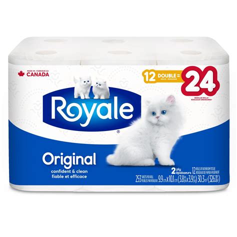 Royale® Original Bathroom Tissue Double Rolls 1224 Rolls 2 Ply