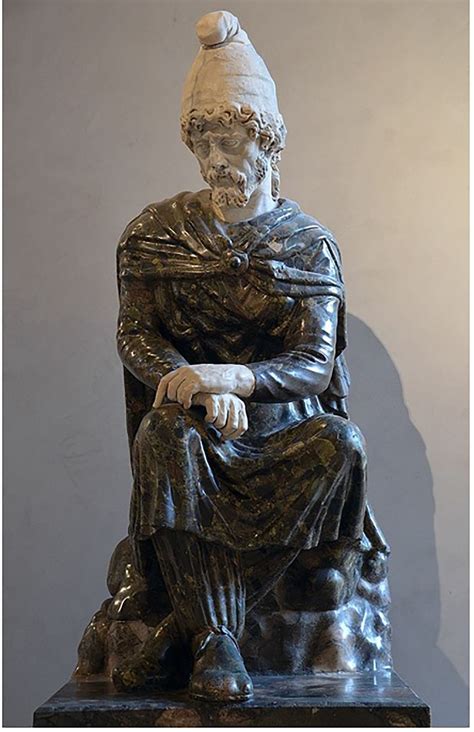 Statue Of A Conquered Barbarian Likely A Dacian He Is Wearing A Phrygian Cap The Statue Dates