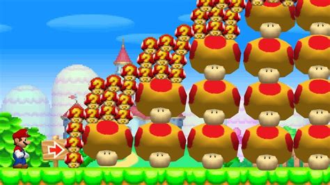 Can Mario Collect 999 Mega Mushrooms And Mystery Mushrooms In New Super