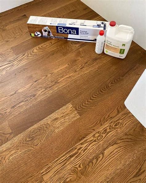 Bona 5050 Drifast Stain Nutmeg And Provincial Mix Water Popped And