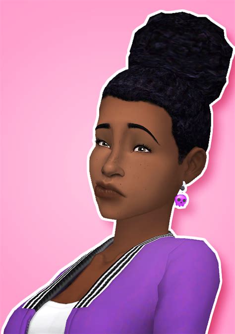 Cabelos Afro Para The Sims 4 By Ddeathflower The Sims 4 Maxis Match Cc
