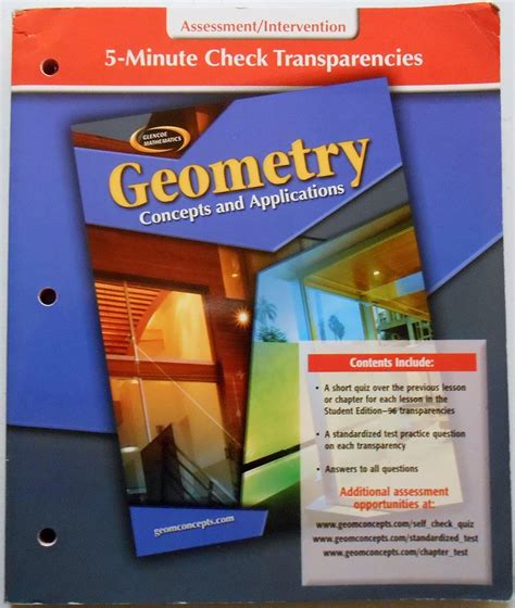 5 Minute Check Transparencies Assessmentintervention Glencoe