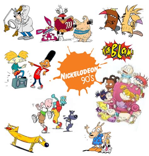 Nickelodeon Cartoon Characters Lol