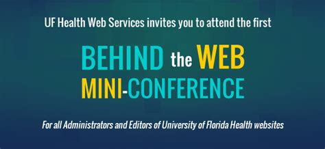 User Conferences Support And Training Web Services Uf Health University Of Florida