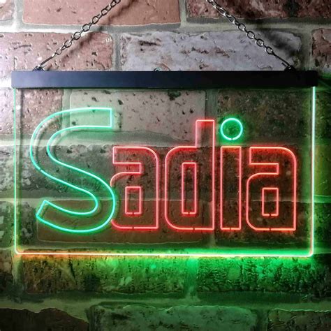 Sadia Logo 1 Neon Like Led Sign Dual Color Safespecial