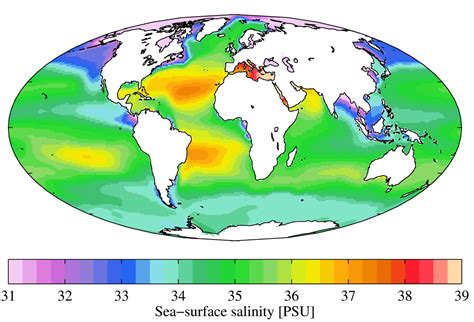 Oceanography Why Is The Sea Salinity High In The Mediterannean And