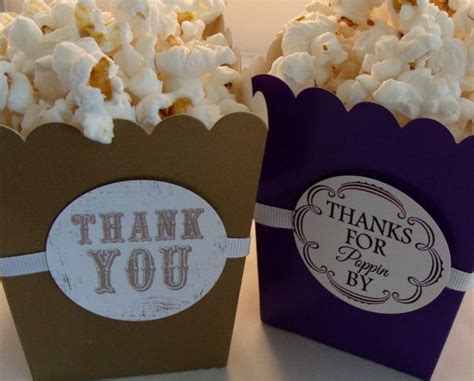 Thank You And Thanks For Poppin By Mini Popcorn Boxes 12