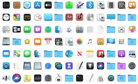 Macos Big Sur Folder Icons Macos Big Sur Apps Icons By Protheme On