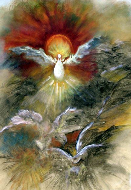 Marina Petro ~ Adventures In Daily Painting Holy Spirit Art Print