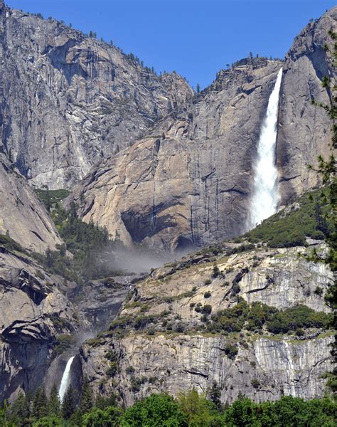 Yosemite Falls In Yosemite National Park California Yosemite National