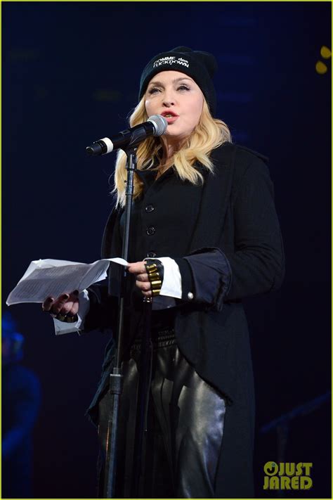 Madonna Introduces Pussy Riot Members At The Amnesty International Concert Photo