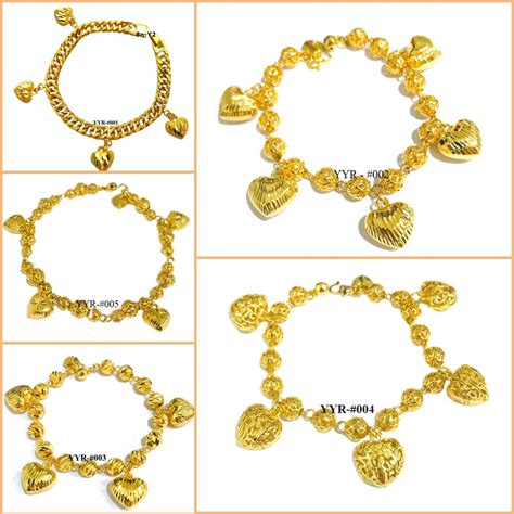 Gelang kaki emas lipan modelemasterbaru. Emas Bangkok #001- Gelang Tangan Gantung Love Tali Jam ...