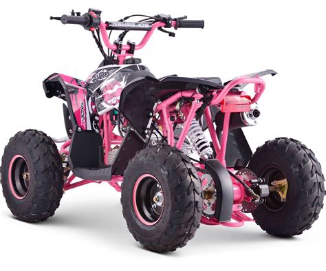 Pre Built Girls Pink 100cc 4 Stroke Petrol Automatic Off Road Quad Bike