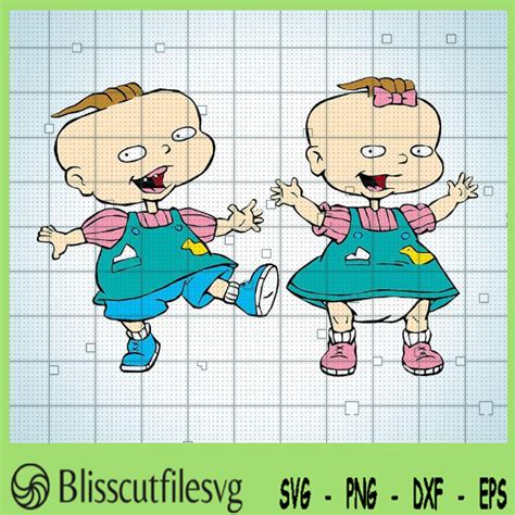 Lillian Deville Phil And Lil Deville Svg Rugrats Characters Svg Rugrats