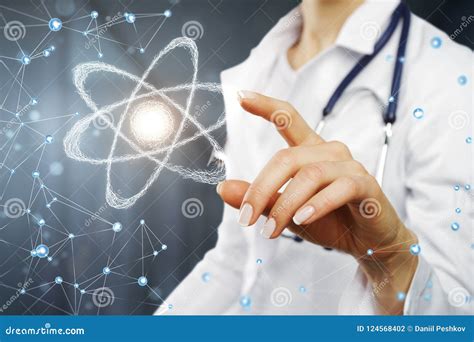 Science And Medicine Concept Stock Photo Image Of Hologram Pointing